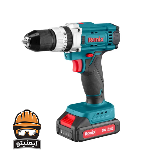 مجموعه دریل شارژی 20 ولت 53 عددی رونیکس مدل RS-8620