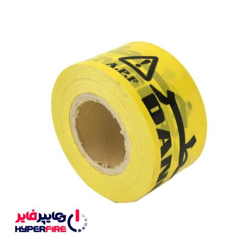نوار خطر مدل 01 رول 100 متری