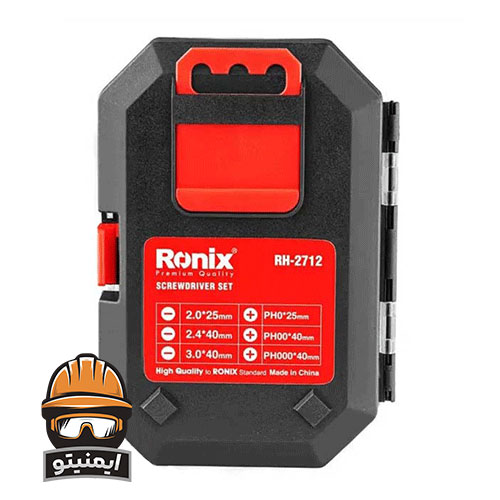 ست 6 عددی پیچ گوشتی ساعتی رونیکس مدل RH 2712
