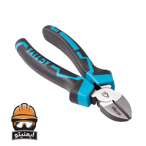 انبر سیم چین اکتیو تولز مدل AC-6107D سایز 7 اینچ