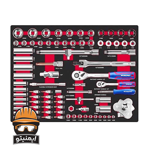 مجموعه 255 عددی ابزار ورک پرو مدل WP209037