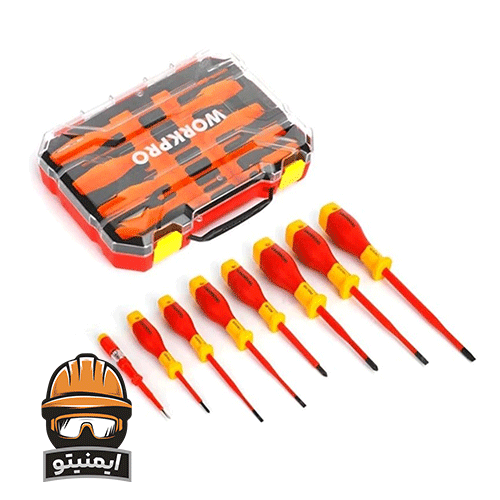 پیچ گوشتی عایق برق ورک پرو مدل WP204700-1000V