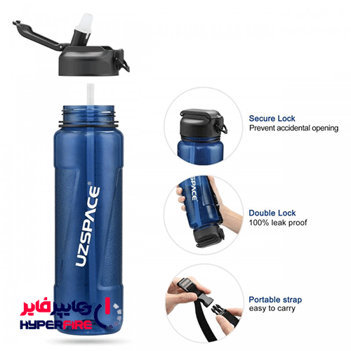 بطری آب 1500ML یوزاسپیس مدل 6058