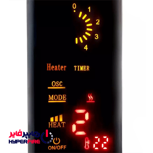 بخاری برقی هالوژنی فن دار ارشیا مدل فرش SH-1471A