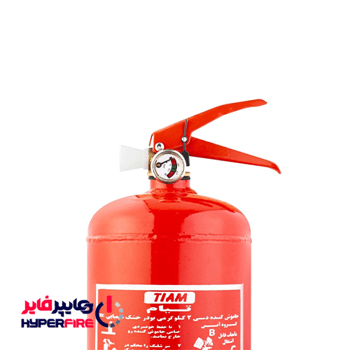 کپسول آتش نشانی پودر و گاز 2 کیلویی تیام