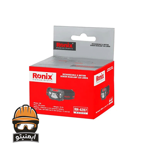 چراغ پیشانی شارژی رونیکس مدل RH 4287