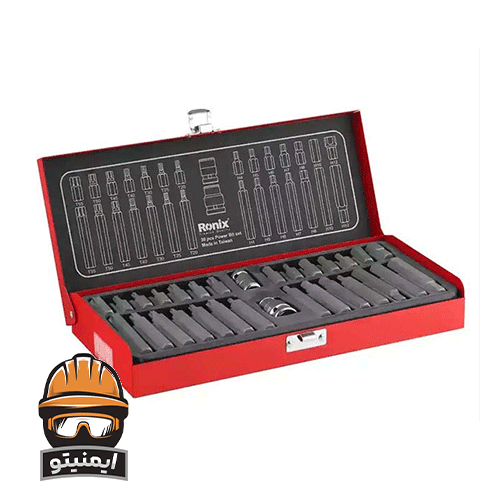 جعبه بیت ترکیبی ستاره ای و شش گوش 30 پارچه رونیکس مدل RH 2697