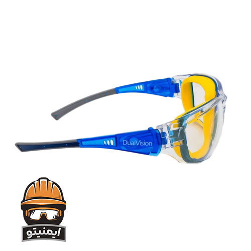 عینک ایمنی نیوسیف مدل دو حالته Dualvision