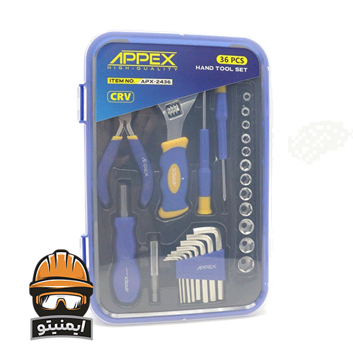 مجموعه ابزار اپکس مدل YP-APX-2436 مجموعه 36 عددی